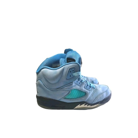 Nike Air Jordan 5 Retro SE Mens Athletic Shoes Size 11 UNC University Blue - Picture 2 of 9